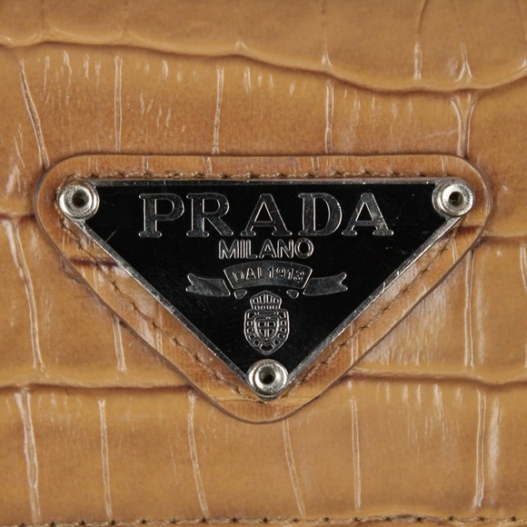 prada crocodile skin tri-fold wallet - Picture 5 of 5